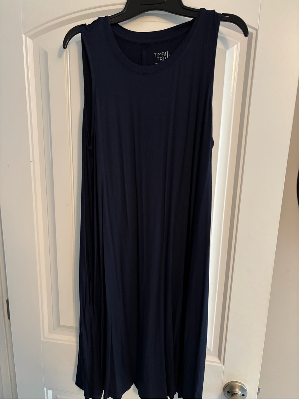 Time and Tru Navy Sleeveless Dress